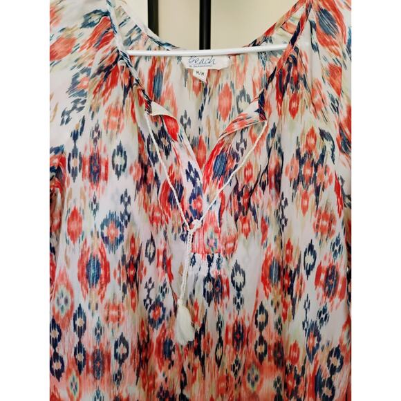 MED Beach By Beachlunchlounge CoverUp. Light, Sheer. Boho. Hippie. Surfer. Fairy - Picture 15 of 16